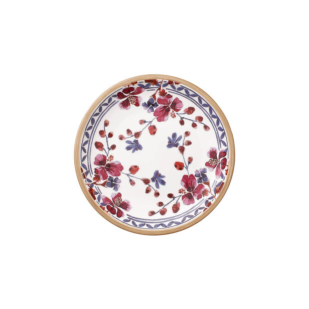 Artisanal Provencal Lavender Bread & Butter Plates - Set of 6 | Elegant Dinnerware for French Country Dining, Tea Parties & Rustic Table Settings