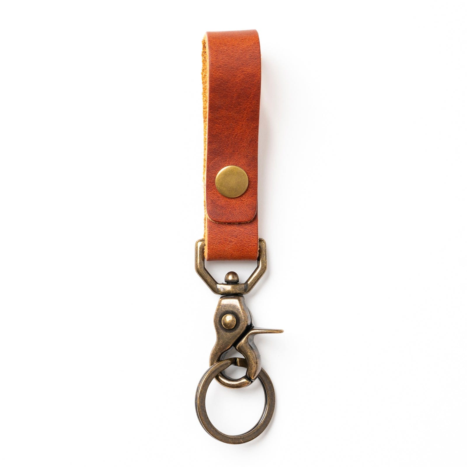 Premium Leather Belt Loop Keychain - Durable & Stylish Key Holder for Men & Women - Perfect for Keys, ID Cards & Everyday Carry (EDC) - Ideal for Home, Office & Travel Use