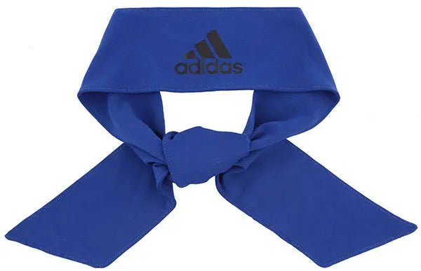 Adidas Alphaskin Tie Headband - Blue | Moisture-Wicking Sports Headband for Running, Yoga & Workouts | Unisex Sweatband for Men & Women