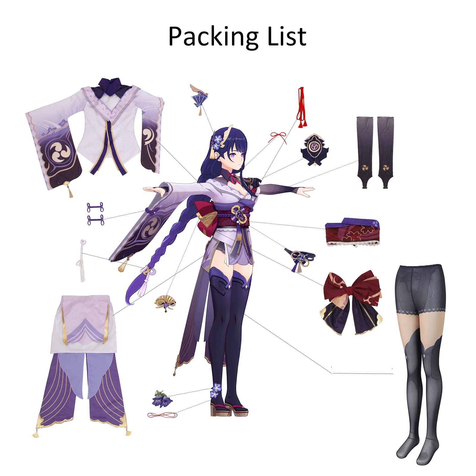 Genshin Impact Cosplay Costume for Women - Anime Game Character Outfit | Halloween, Cosplay Events & Themed Parties