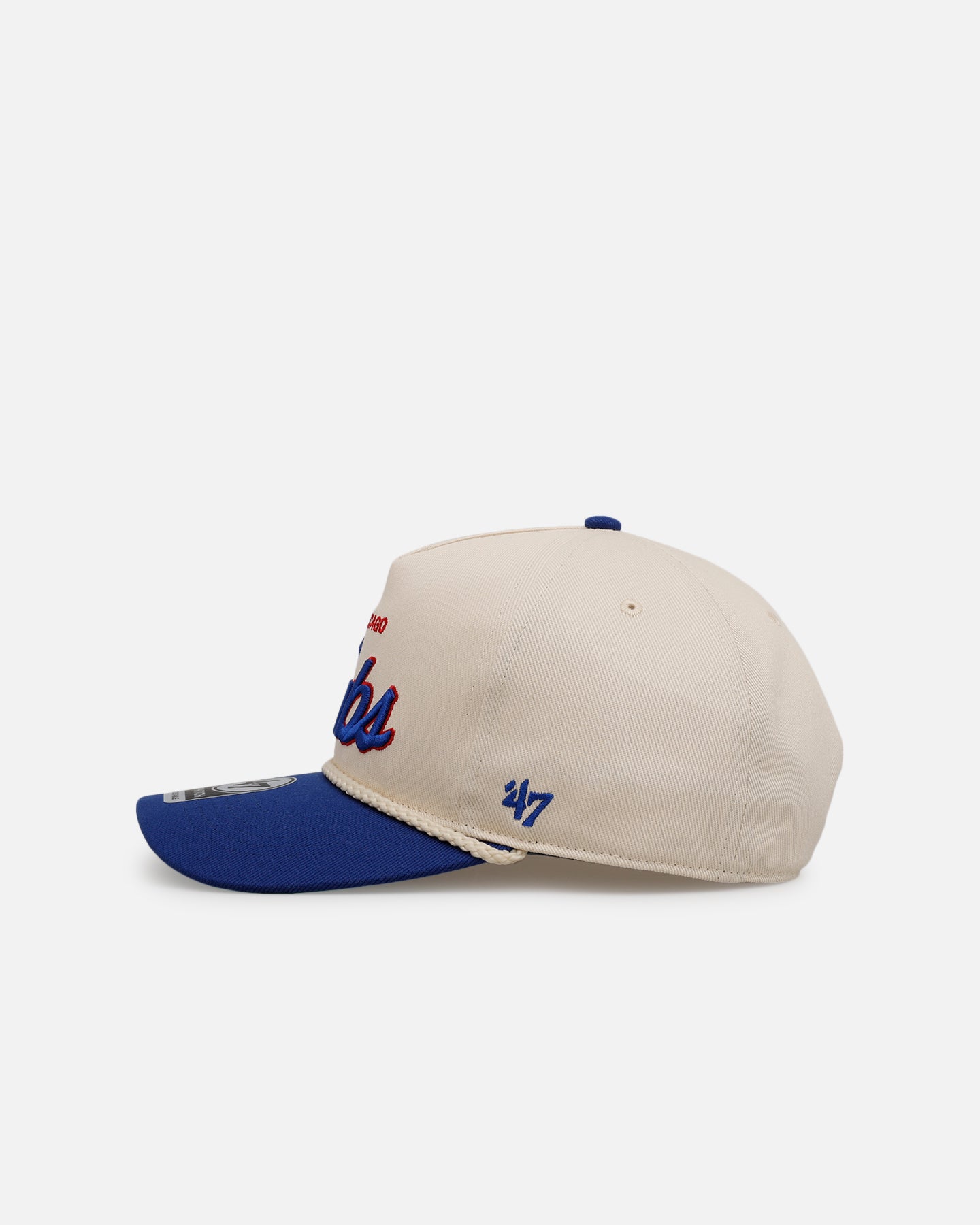 47 Brand Chicago Cubs MLB Opening Day Script Hitch Snapback Hat - Adjustable Baseball Cap for Men & Women - Perfect for Games, Casual Wear & Sports Fans