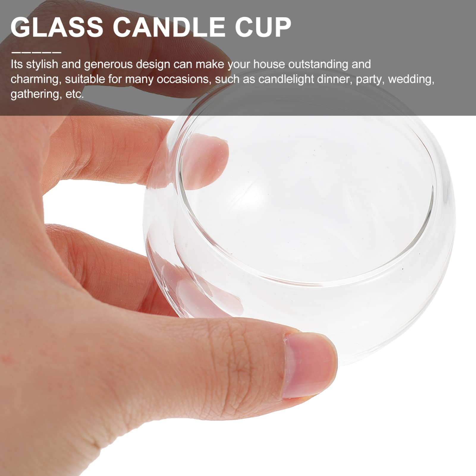 Reusable Heat Resistant Double Layer Candle Holder - Decorative Candlestick for Candlelight Dining, Party Decor & Candle Storage | Perfect for Romantic Dinners, Wedding Centerpieces & Home Decor
