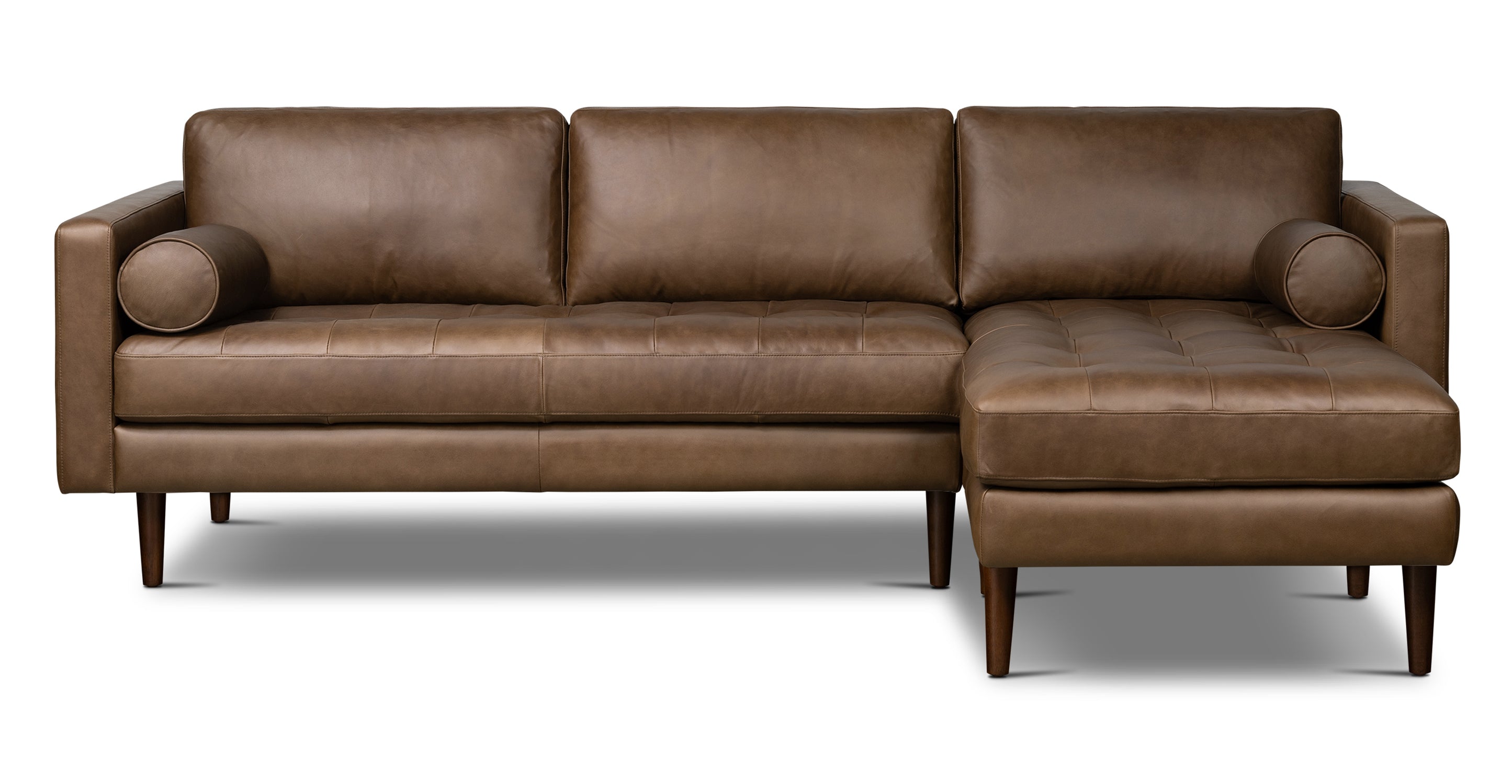 Napa Right Facing Sectional Sofa - Modern L-Shaped Couch for Living Room, Family Room & Home Theater | Comfortable Upholstered Furniture with Premium Fabric