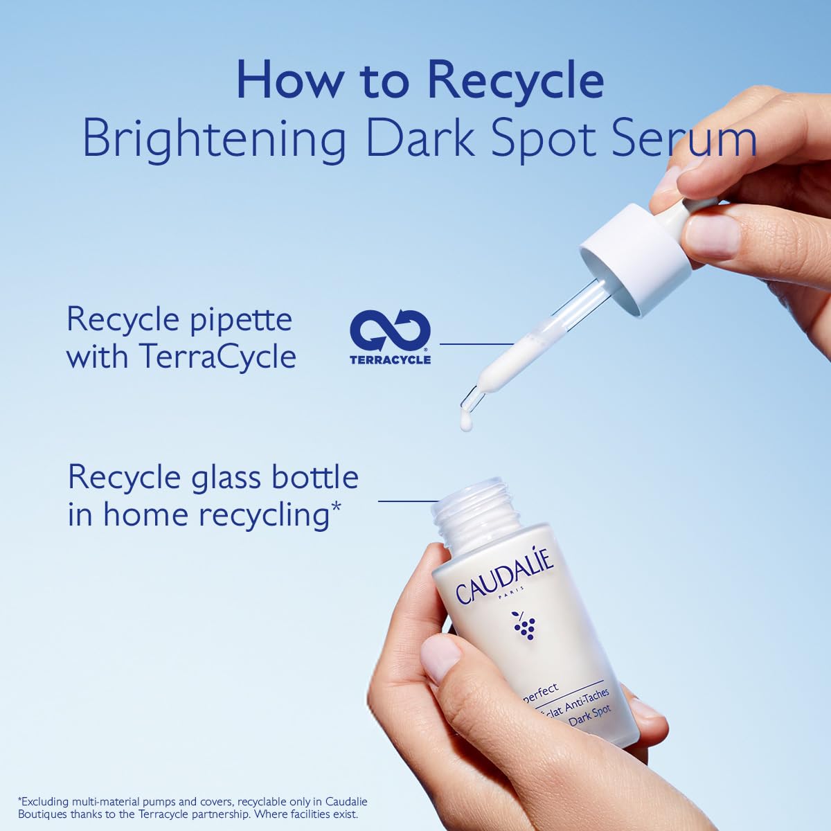 Caudalie Vinoperfect Brightening Dark Spot Serum - 62x More Effective Than Vitamin C with Viniferine for Even Skin Tone | Dark Spot Corrector, Hyperpigmentation Treatment | Perfect for Daily Skincare Routine & Nighttime Use