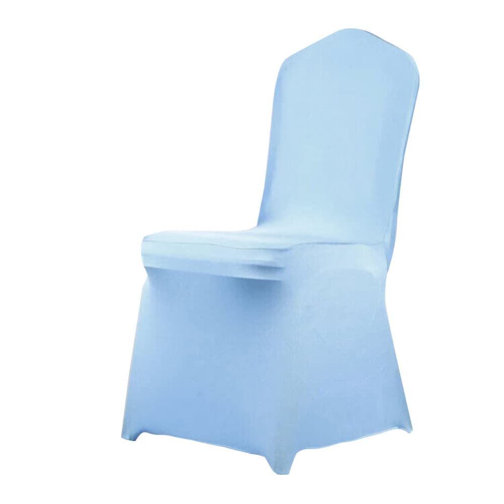 Stretch Spandex Chair Covers for Weddings, Banquets & Events - 12 Color Options (Set of 5) - Perfect for Anniversary Parties, Birthday Decorations & Formal Gatherings