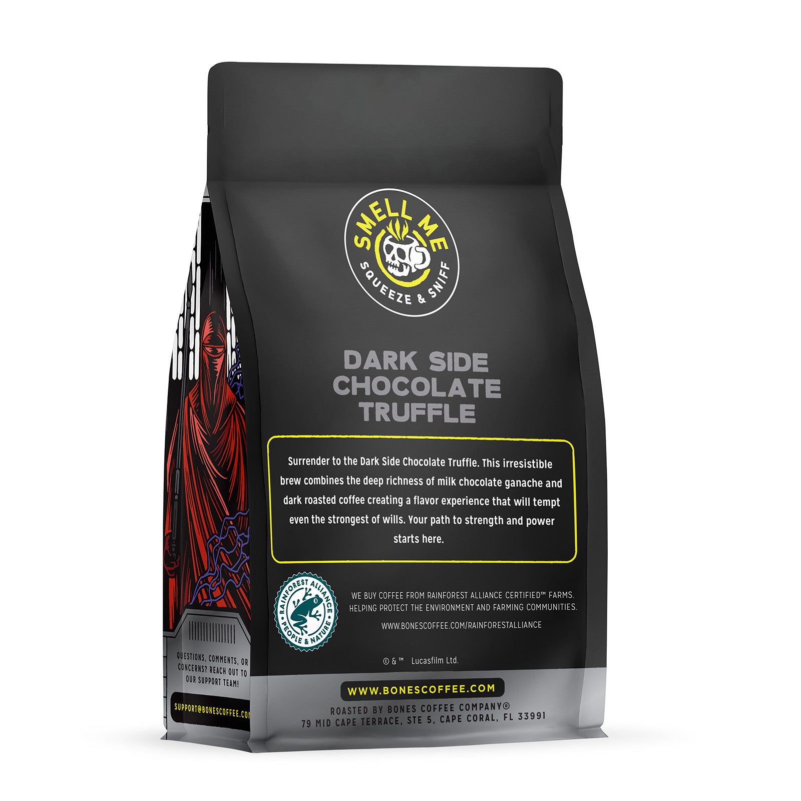 Premium Dark Side Chocolate Truffles - 12oz Gourmet Belgian Chocolate Gift Box | Perfect for Valentine's Day, Birthday Gifts & Corporate Events