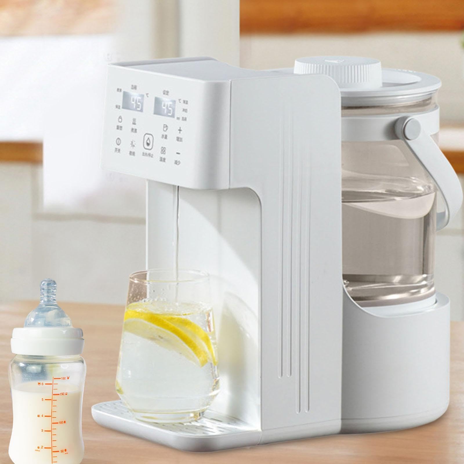 Menolana Electric Kettle - Fast Boiling 1.7L Stainless Steel Thermostatic Tea Kettle with Keep Warm Function for Coffee, Tea, Baby Formula & Breastmilk - Perfect for Home, Office & Nursery Use