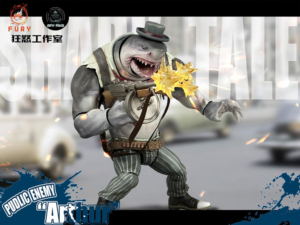 Fury Toys 1/12 Scale 8-Inch Abyss Force Arthur Gypsy Billy Action Figure - Collectible Model for Display, Photography & Cosplay Scenes