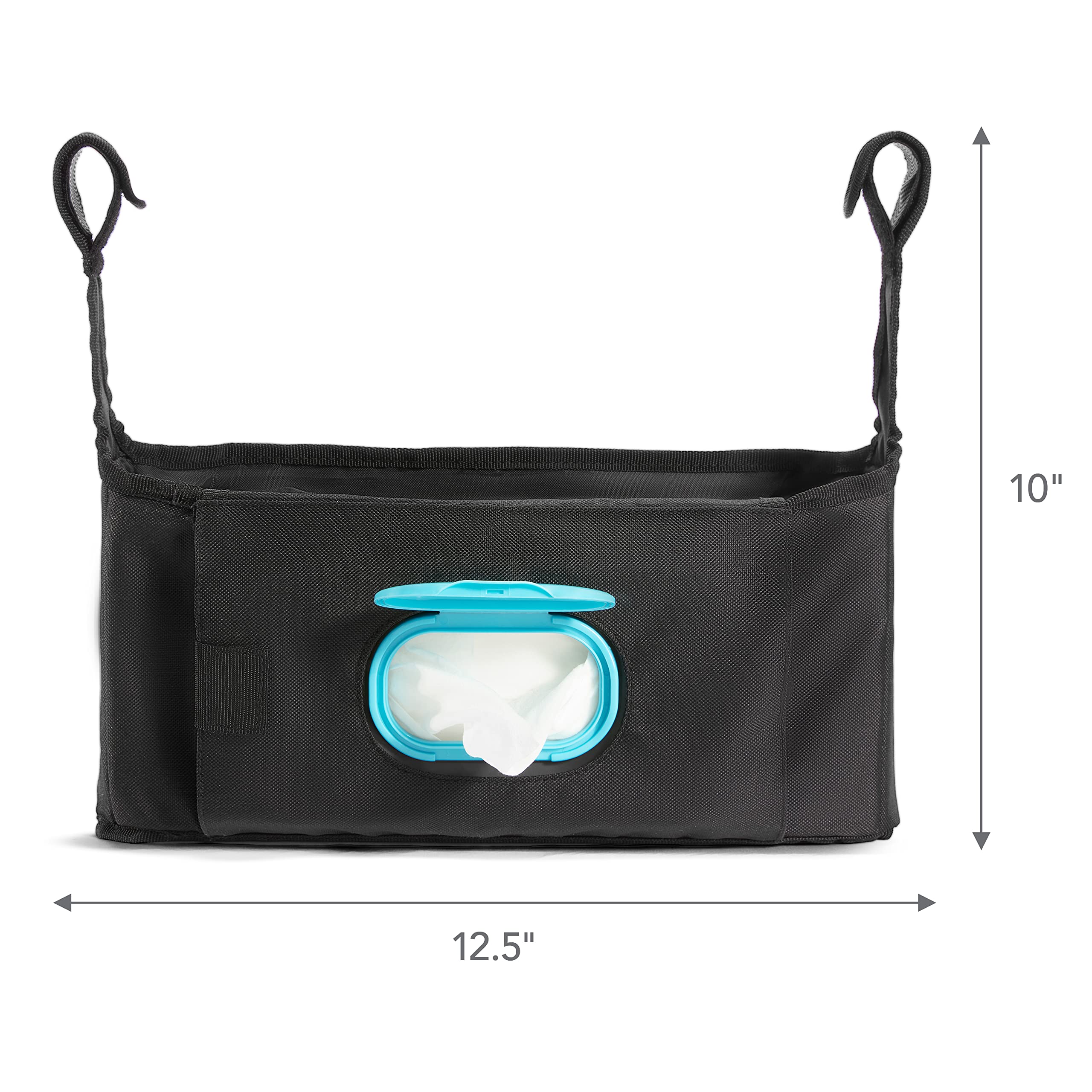 Munchkin Sparrow Ultra Compact Lightweight Travel Stroller for Babies & Toddlers with Organizer Bag - Black | Perfect for Air Travel, Shopping & Daily Outings
