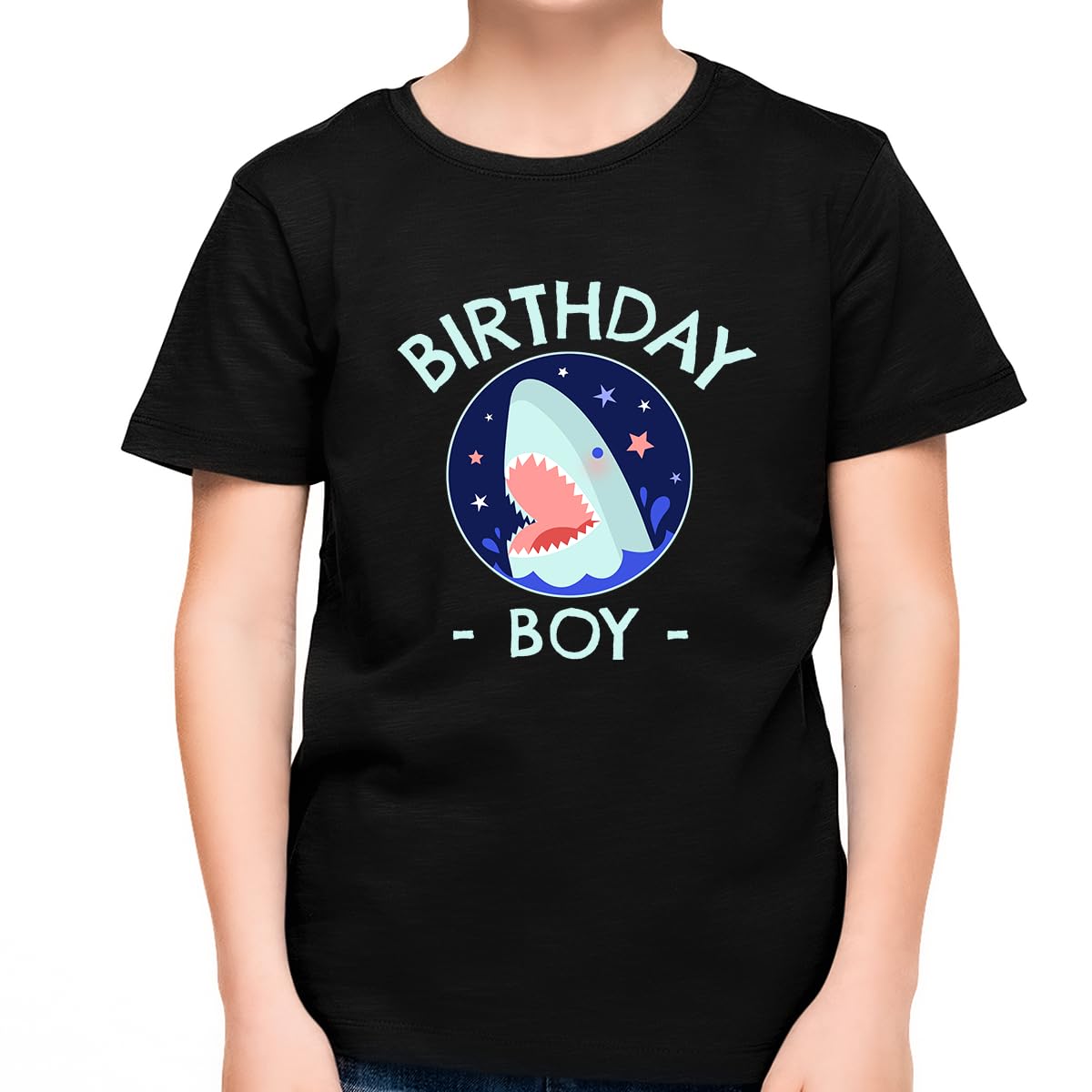 Cute Shark Birthday Shirt for Boys - Fun Birthday Gift for Kids - Perfect for Birthday Parties, School Events & Family Celebrations