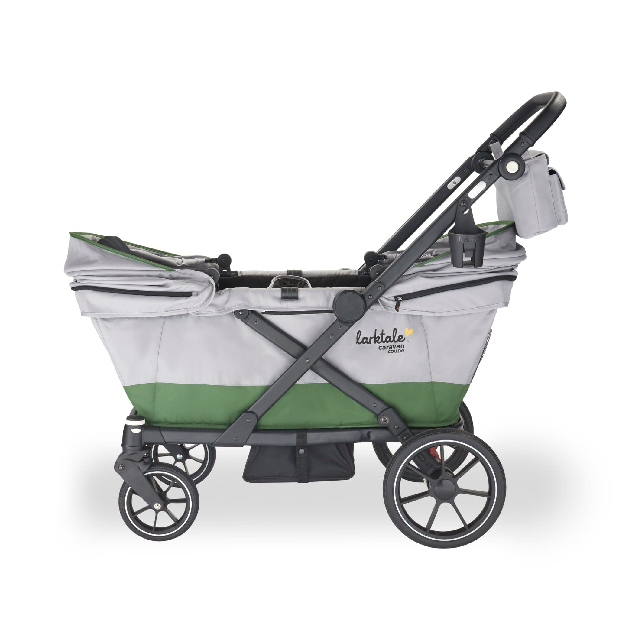 Larktale Caravan Coupe V2 Stroller Wagon - Lightweight All-Terrain Baby Stroller and Utility Wagon for Toddlers, Perfect for Beach, Park, Shopping & Outdoor Adventures