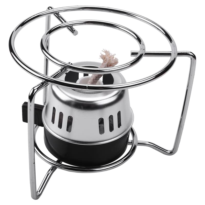 Portable Outdoor Alcohol Stove - Lightweight Camping Burner for Siphon Coffee, Backpacking & Survival Gear - Perfect for Hiking, Picnics & Emergency Heating (Color: 01)