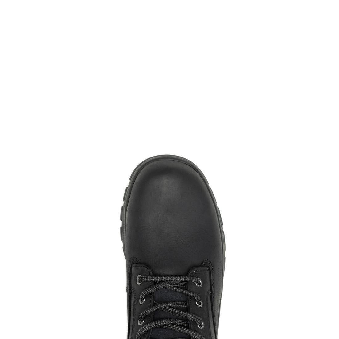 **Carlsbad Waterproof Steel Toe Work Boots for Men - Black Safety Shoes for Construction, Warehouse & Outdoor Work**