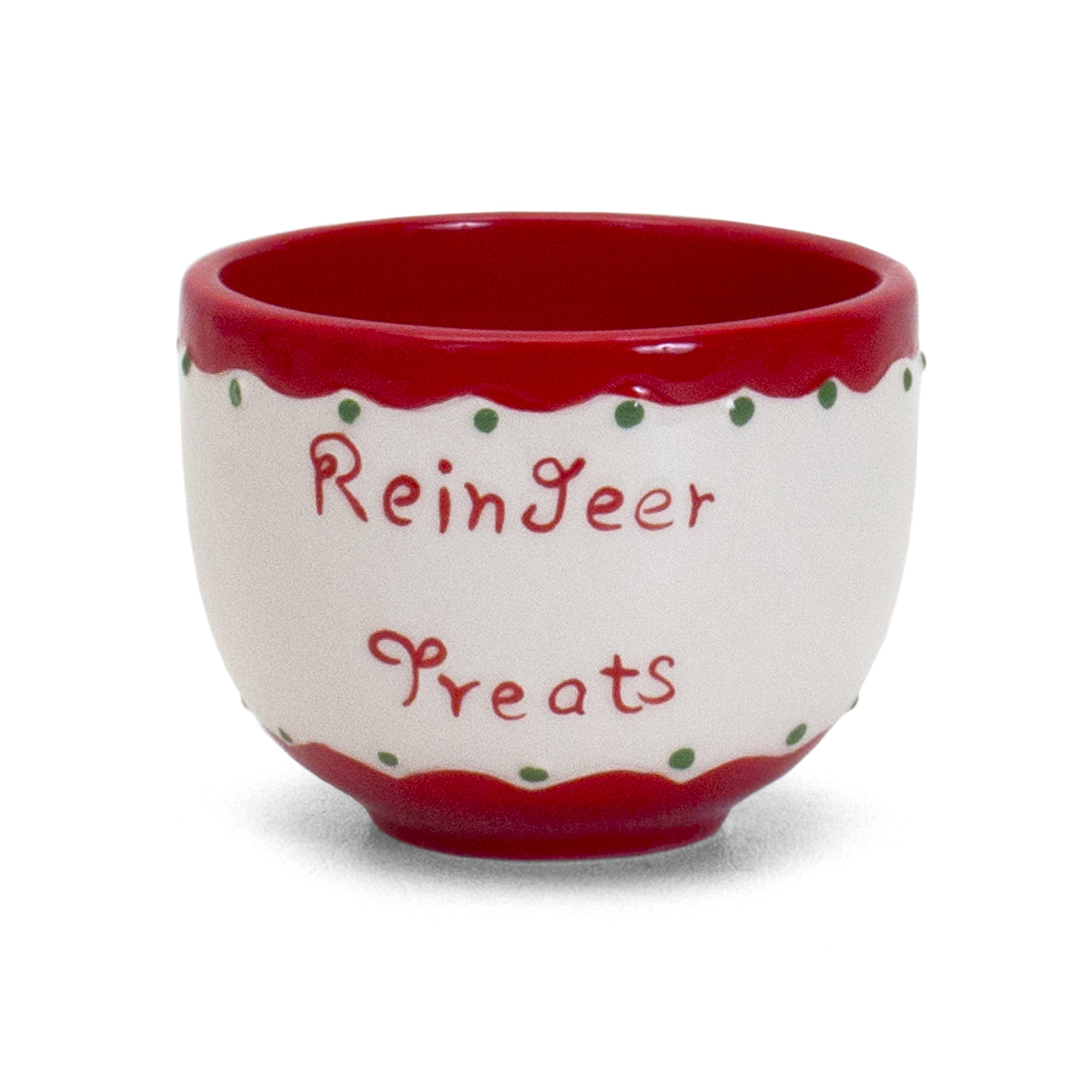 Santa's Message Plate Set, Santa Cookie Plate, Milk Jar & Reindeer Treat Bowl - Christmas Gift for Kids, Holiday Tableware for Cookies & Milk - Perfect for Christmas Eve, Family Gatherings & Holiday Decor