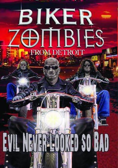 Biker Zombies From Detroit - Horror Action Figure Collectible for Halloween Decor & Cosplay