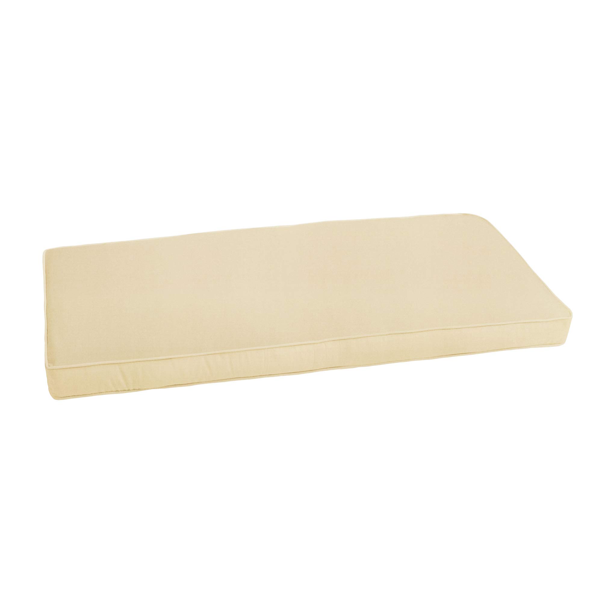 5' Beige Indoor/Outdoor Bench Cushion - Waterproof & Weather-Resistant Patio Furniture Seat Pad for Garden, Deck, Porch, Poolside & Entryway