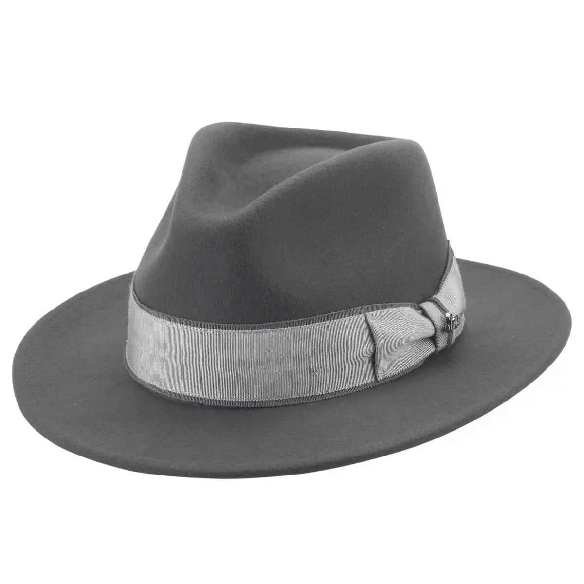 Bullhide Furore Wool Felt Fedora Hat for Men - Classic Vintage Style Dress Hat for Outdoor, Wedding & Formal Events