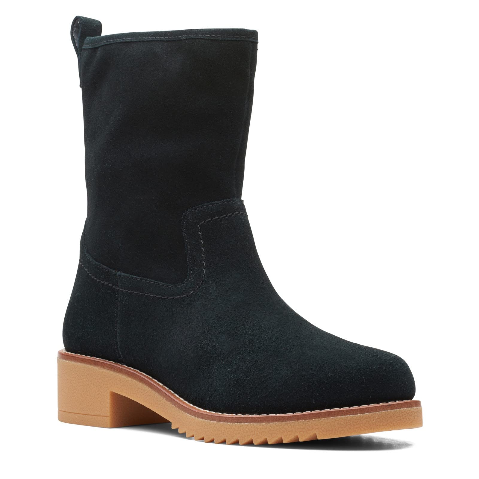 Clarks Women's Eden Mid Hi Boot - Comfortable Ankle Boots for Fall & Winter | Stylish Casual & Work Boots for Women