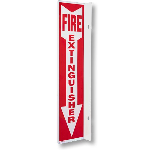 50-Pack All Rigid Plastic Fire Extinguisher Signs 4