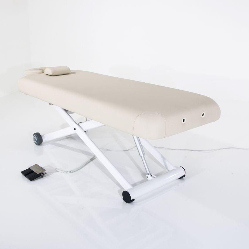SilverFox® Professional Flat Electric Massage Bed Table 2274 - Adjustable Height Portable Massage Table for Home & Spa Use - Perfect for Therapists, Chiropractors, and Relaxation