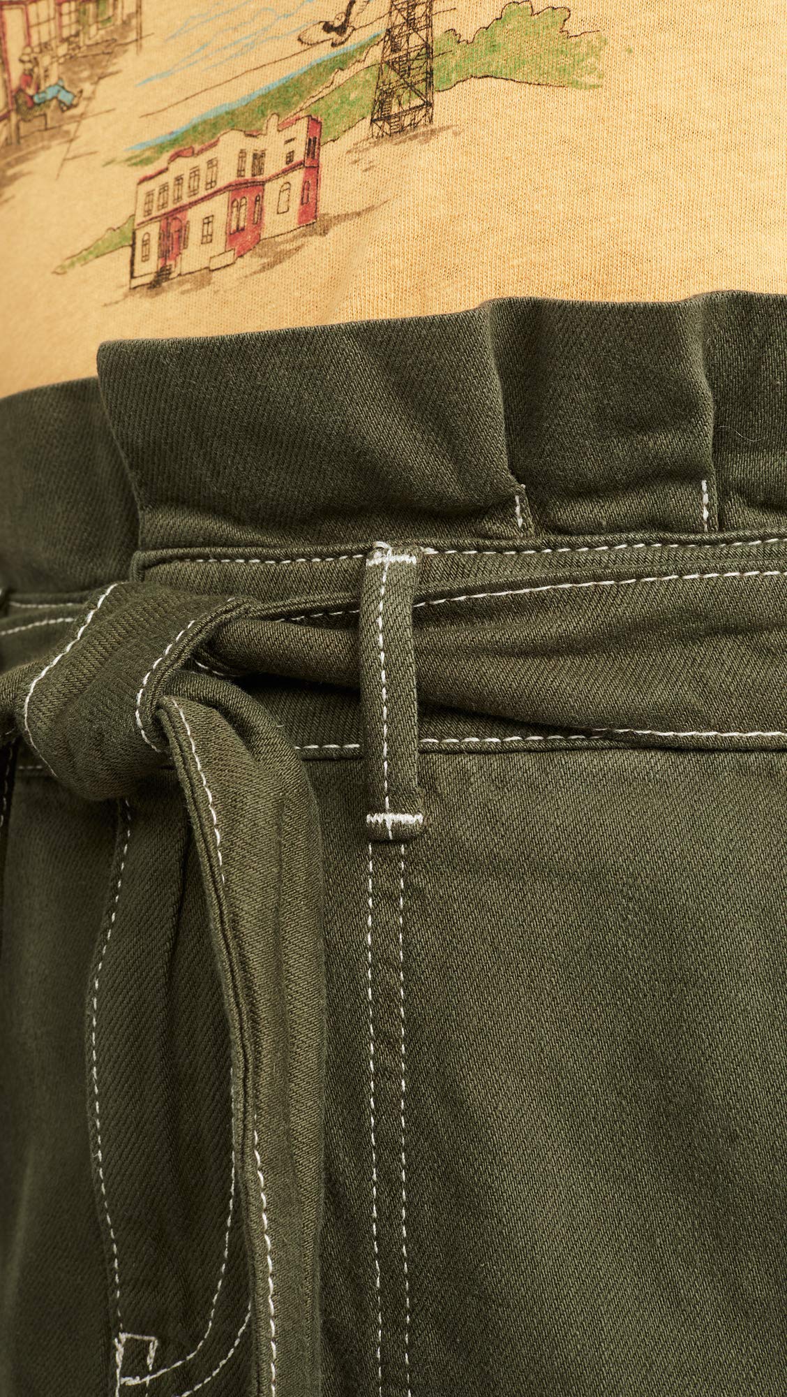 Free People Women's Splendor in The Grass Skirt - Army Green Size 2 | Boho Maxi Skirt with Side Slit | Perfect for Music Festivals, Beach Vacations & Summer Outfits
