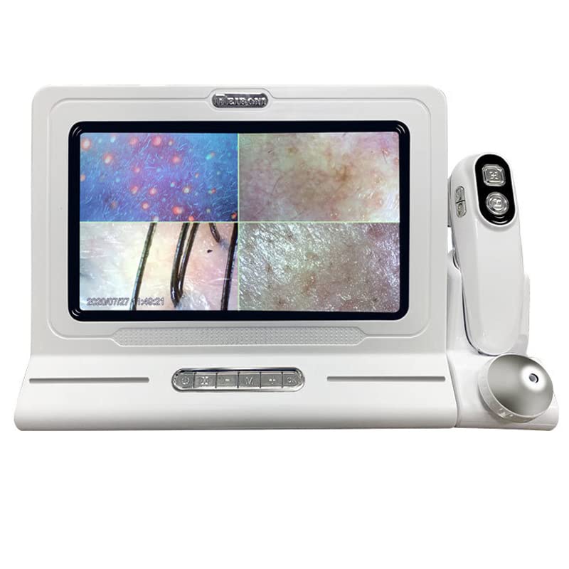Professional Skin & Hair Detector - 11 Inch Scalp Hair Follicle Analyzer with Moisture & Pores Detection | Skin Pigment Tester | Perfect for Dermatologists, Salons & Home Skin Care