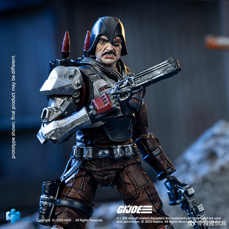 1/18 Scale HIYA 4-Inch Action Figure - Exquisite Mini Series G.I.Joe Major Bludd Collectible Toy for Display & Play | Perfect for Collectors, Gift Giving & Role-Playing Scenes