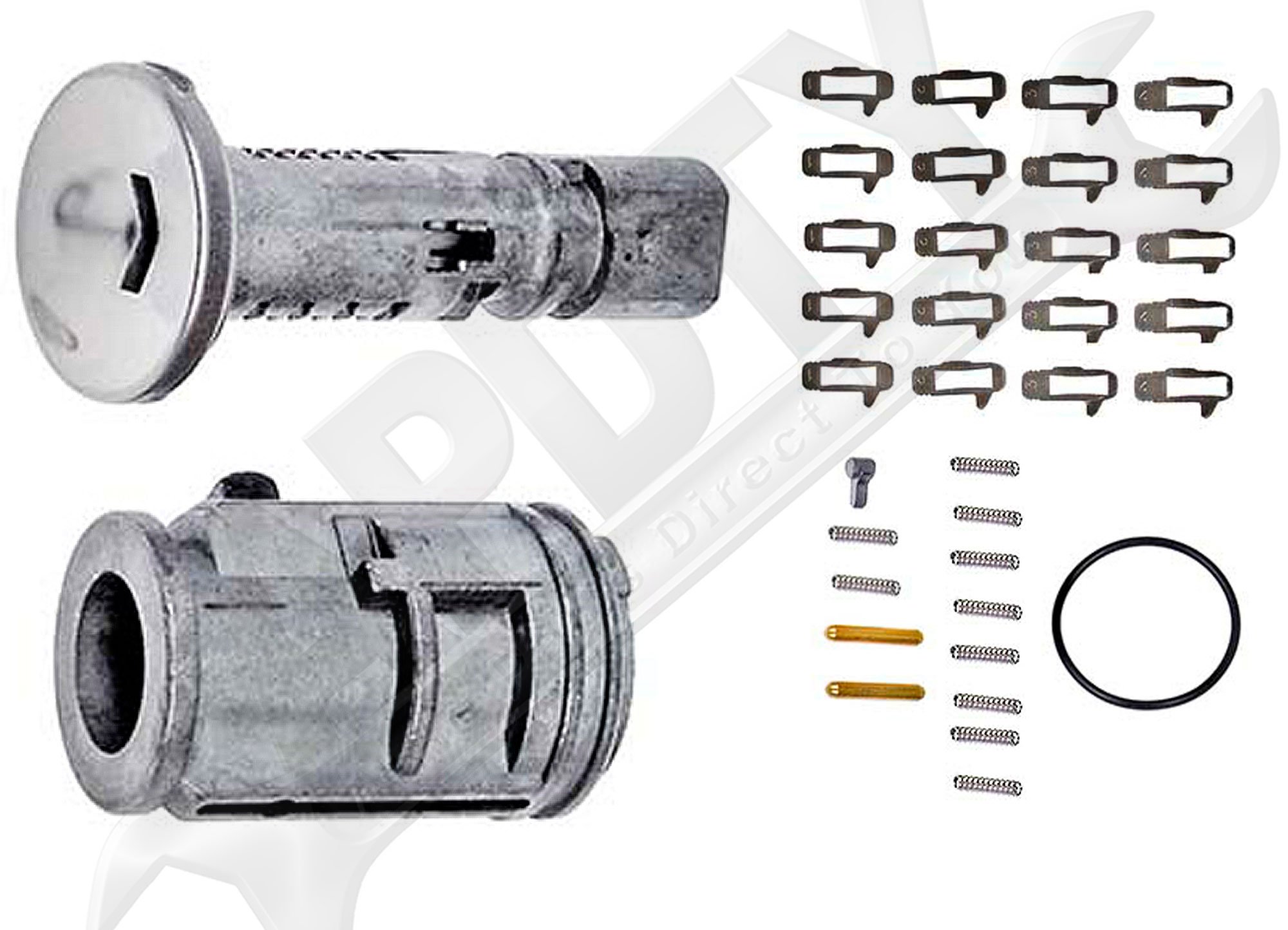 APDTY 035833 Ignition Lock Cylinder Replacement for 5139207AA - Compatible with Dodge, Chrysler, Jeep Vehicles - Perfect for Car Ignition System Repair & Maintenance