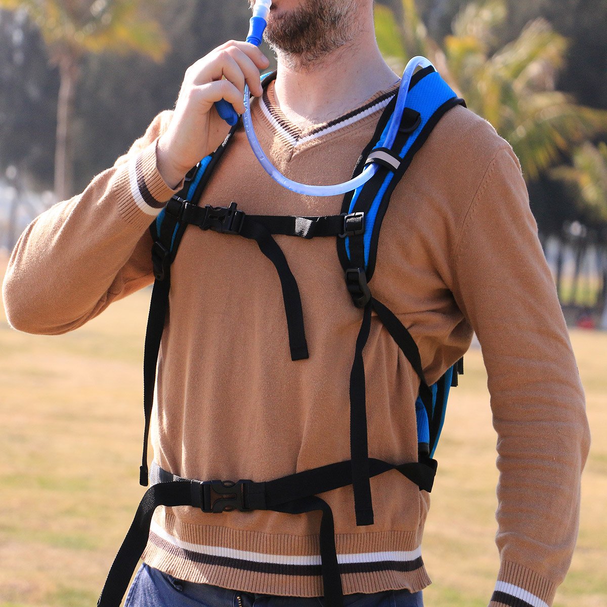 Miracol Insulated 2L Hydration Pack - Lightweight Hiking Water Backpack with Leak-Proof Bladder for Outdoor Adventures and Trail Running