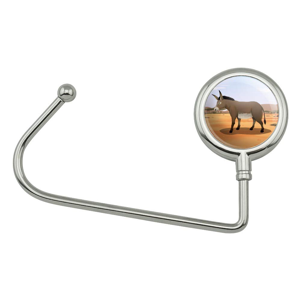 GRAPHICS & MORE Donkey on Ranch Purse Hanger Hook - Durable Handbag Holder for Women, Perfect for Restaurants, Cars, and Home Organization