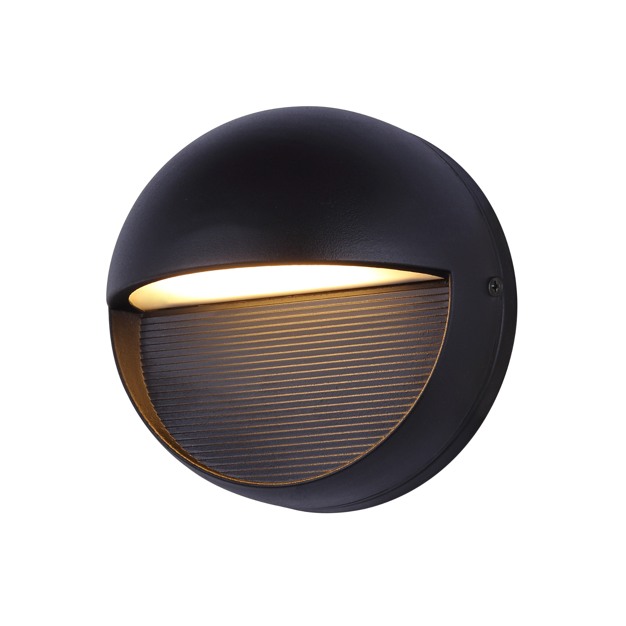 Canarm UBLO Matte Black LED Outdoor Wall Sconce Light - Waterproof Exterior Lighting for Porch, Patio, Garage & Entryway