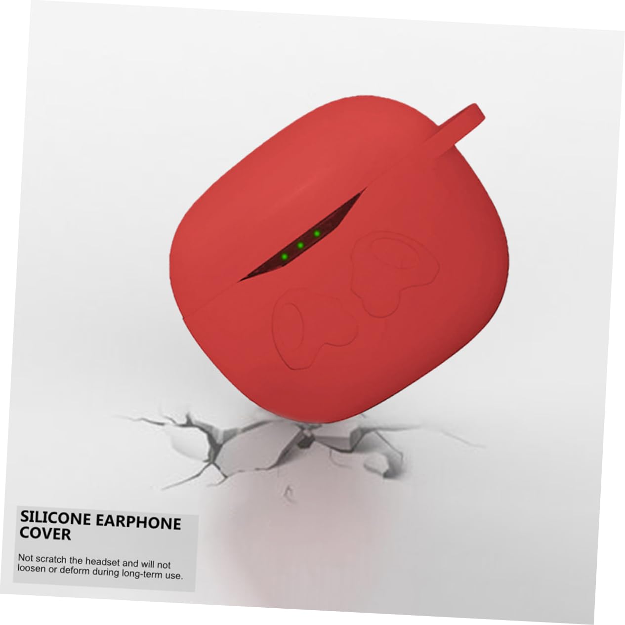DOITOOL Hard Protective Case for Over-Ear Headphones - Durable Headset Cover (Red) - Perfect for Travel, Gym & Daily Storage