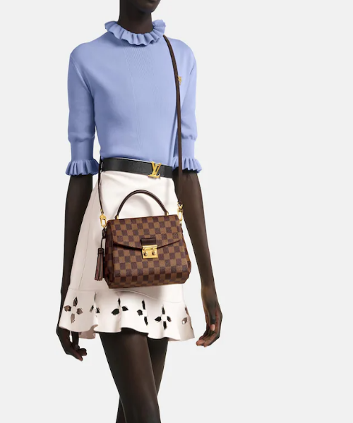 LV Croisette Damier Ebene Crossbody Bag - Stylish & Durable Handbag for Women | Perfect for Work, Travel & Everyday Use