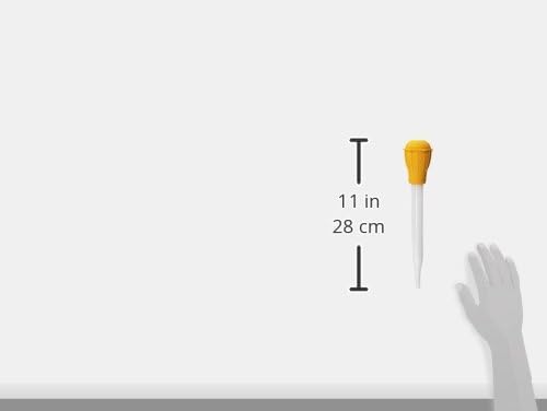 Fox Run Turkey Baster - 12 Inch Silicone Kitchen Baster with Heat-Resistant Handle for Basting, Marinating & Cooking | Perfect for Thanksgiving, Roasting & Grilling Meats
