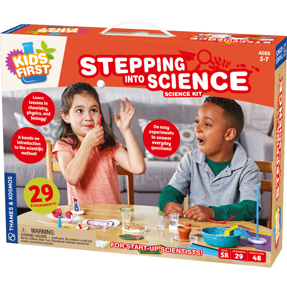 Kids First Stepping into Science Kit - Fun STEM Learning Toys for Children Ages 5+ | Perfect for Home Experiments, Classroom Activities & Birthday Gifts