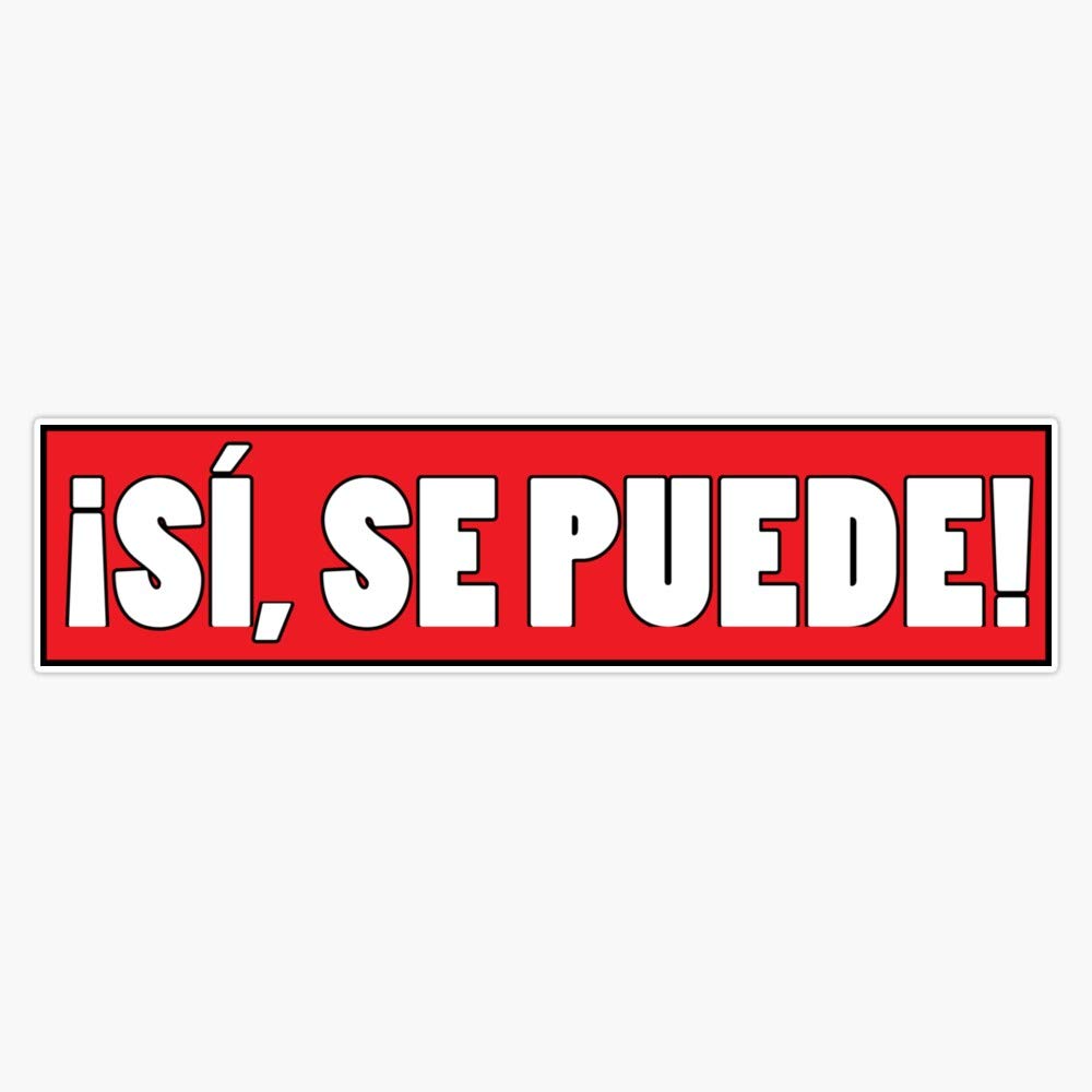 Si Se Puede Vinyl Waterproof Sticker - 5
