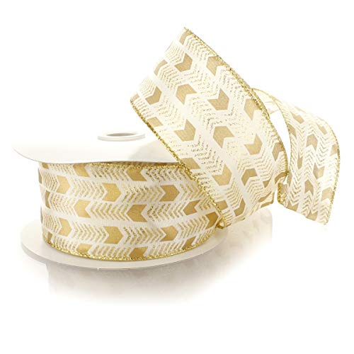 Cream/Gold Arrows