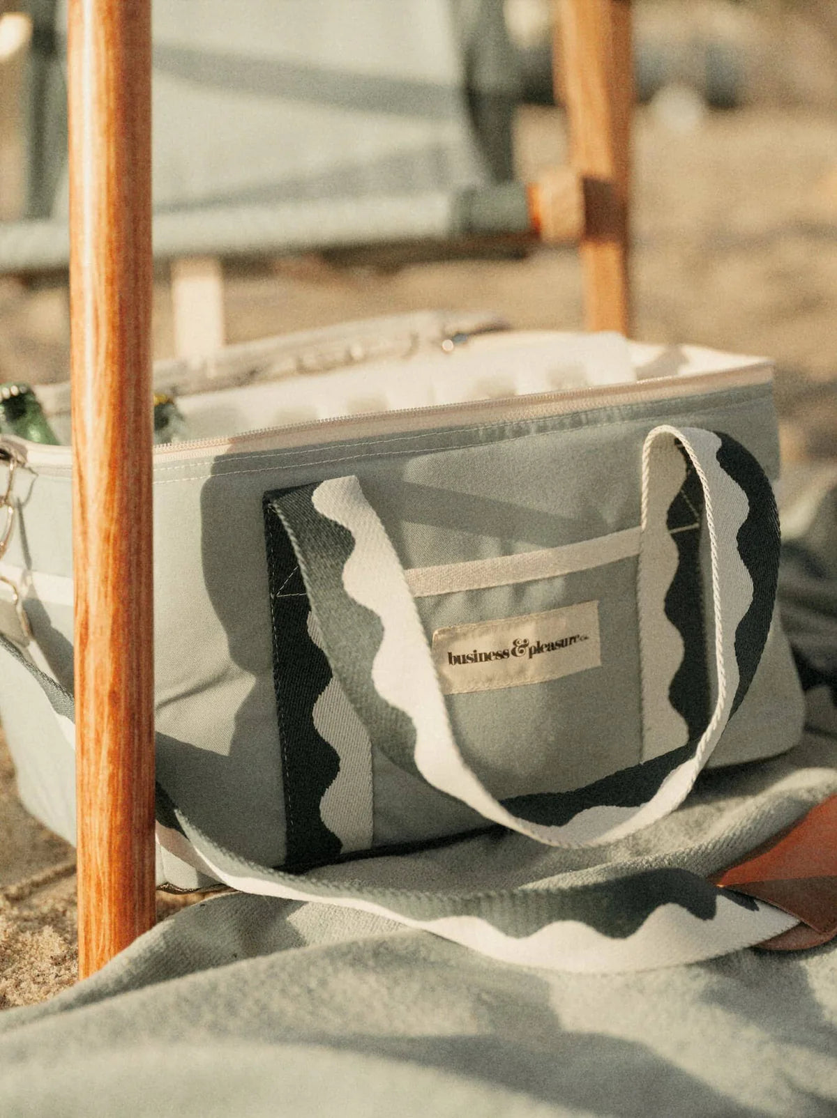 Premium Business & Pleasure Cooler - Insulated Rivie Green Outdoor Cooler for Camping, Picnics & Beach Parties
