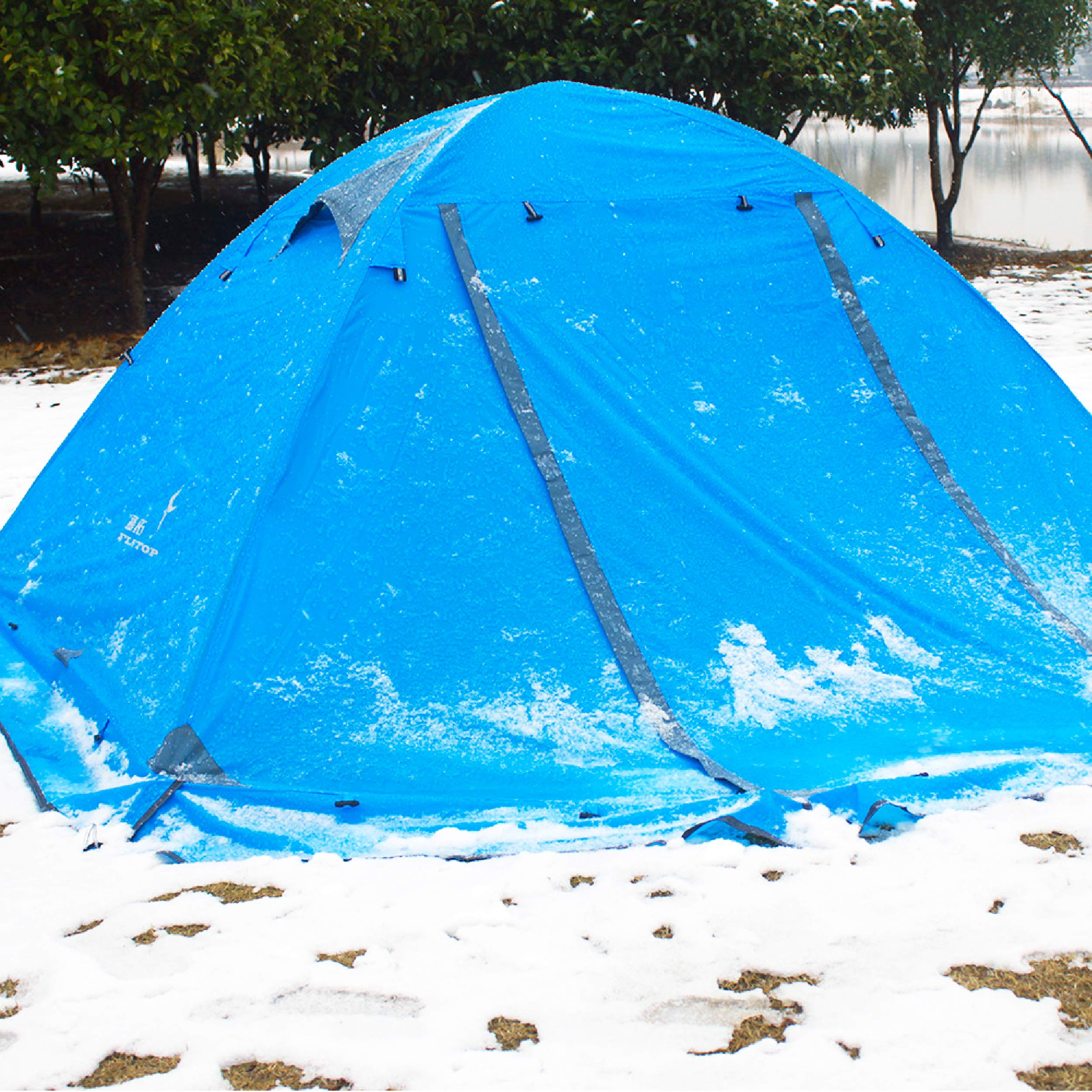 **Azarxis 1-4 Person Lightweight Waterproof Camping Tent - 3-4 Season Double Layer Aluminum Pole Tent for Backpacking, Hiking, Travel & Outdoor Adventures - Perfect for Family Camping, Beach Trips & Mountain Expeditions**