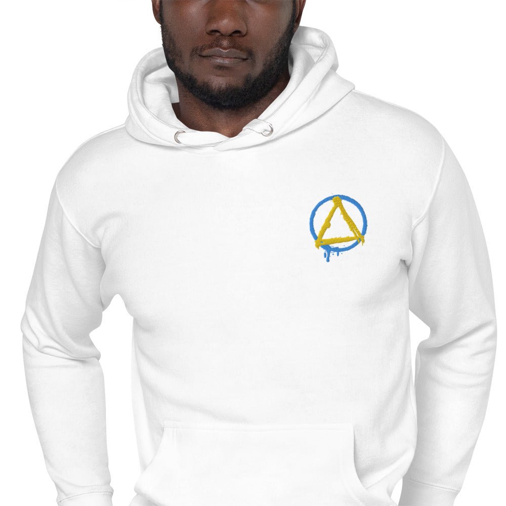 Graffiti Sobriety Symbol Unisex Hoodie - Stylish Streetwear for Men & Women - Perfect for Recovery Support, Urban Fashion & Everyday Wear