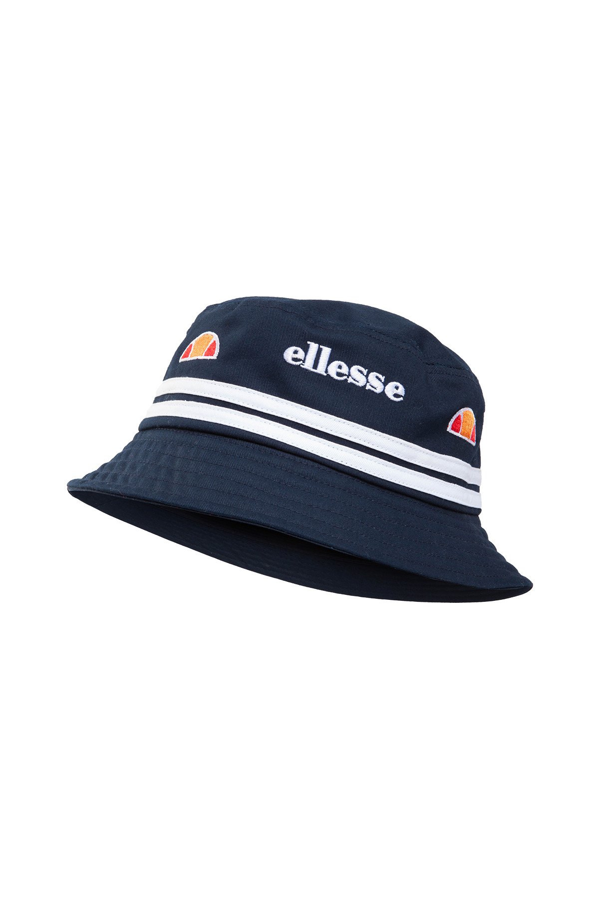 Ellesse Men's Lorenzo2 Navy & White Bucket Hat - One Size - Casual Sun Protection for Beach, Golf & Outdoor Activities