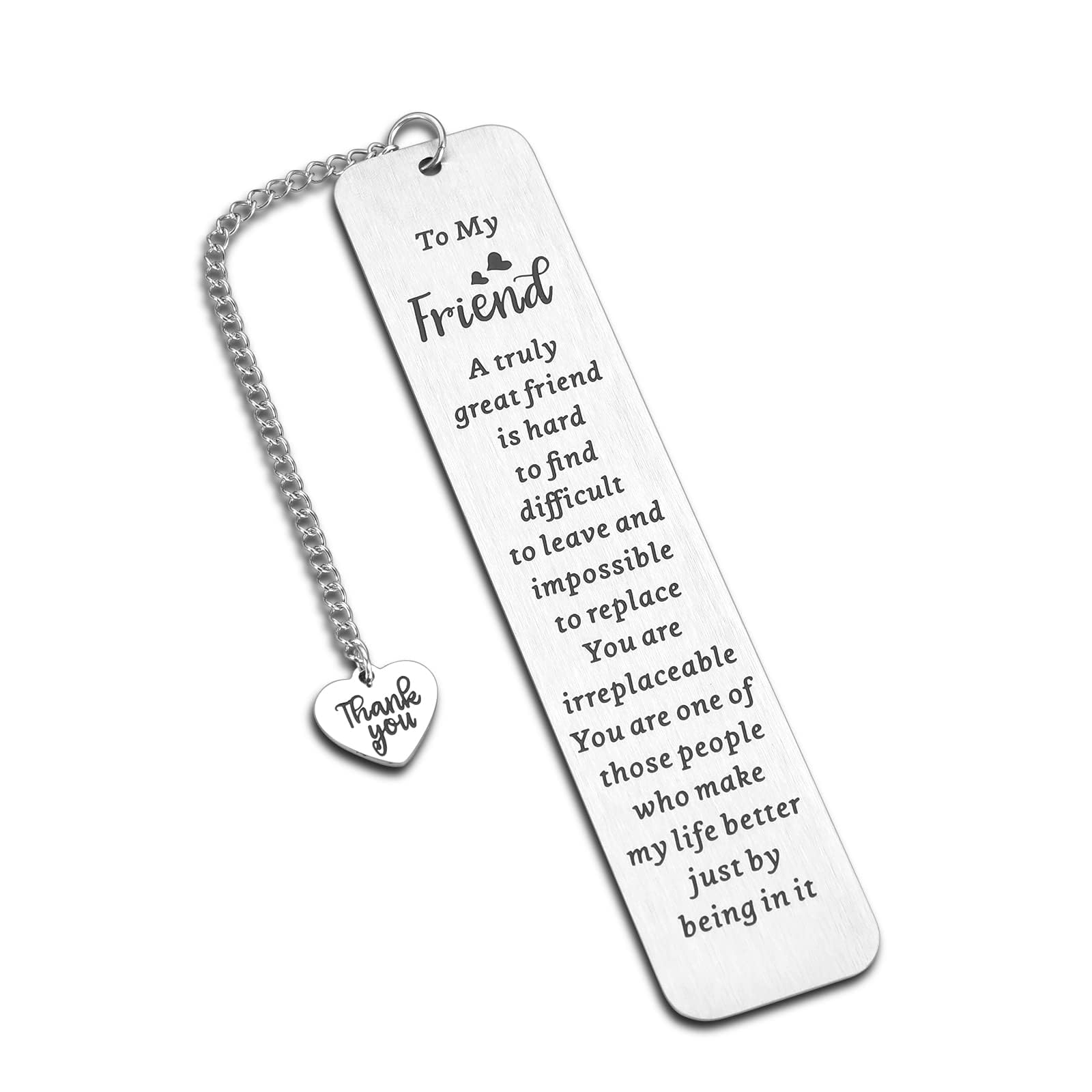 **Personalized Bookmark Gifts for Best Friends - Thoughtful Friendship Gifts for Women, Sentimental Keepsakes for Christmas Stocking Stuffers, Birthday, Graduation - Perfect Gift Ideas for Female Friends (Reading Enthusiasts, Book Lovers, Bestie Gifts)**