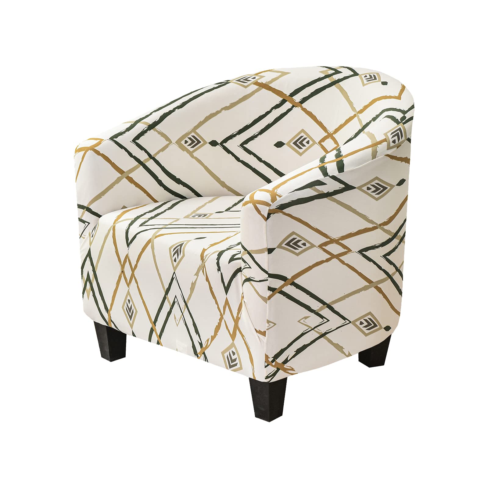 Stretchable NILUOH Club Chair Slipcover - Armchair & Sofa Cover Protector for Living Room Furniture (17) - Perfect for Home Decor, Pet Protection & Daily Use