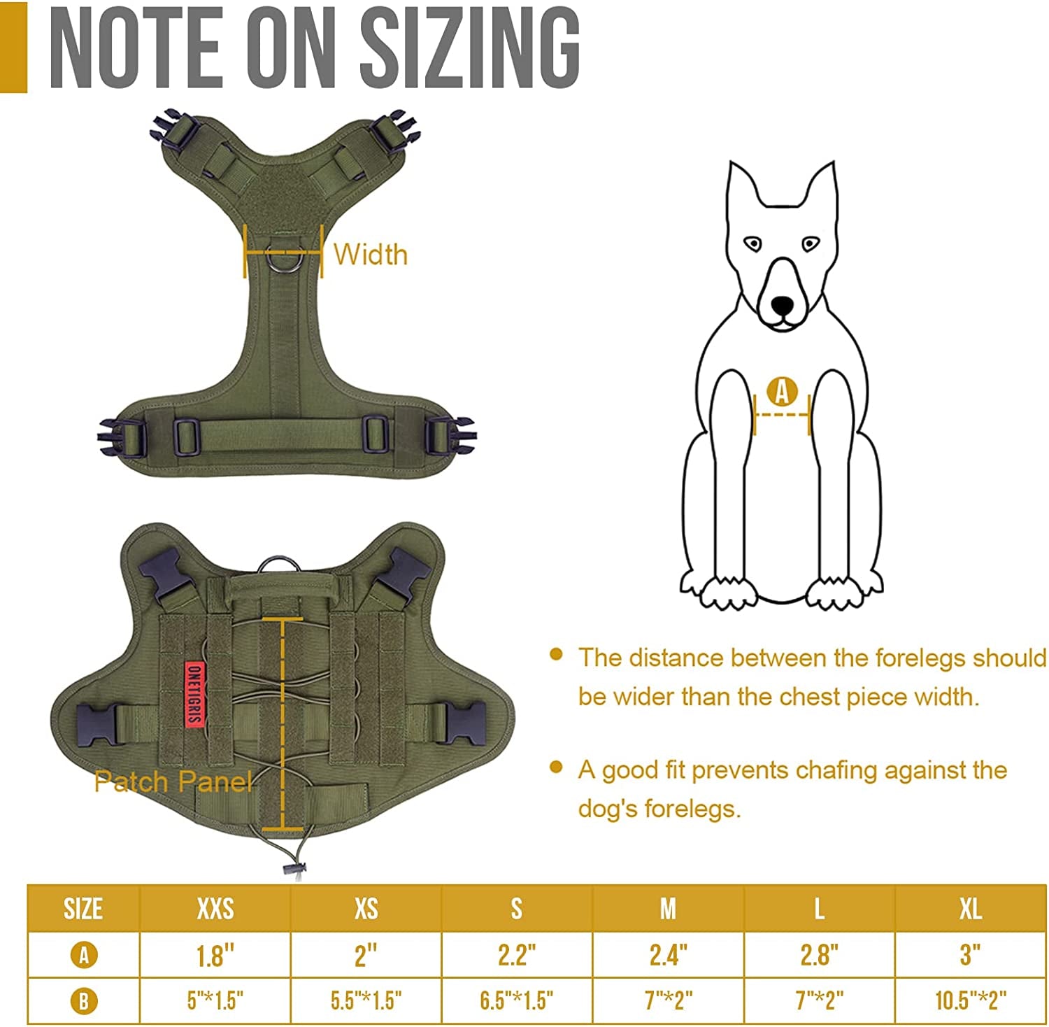 Tactical Dog Harness No Pull - Breathable Adjustable Pet Vest with Handle for Large Medium Small Dogs - Perfect for Hiking, Running & Outdoor Adventures