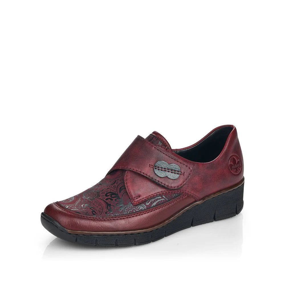 Rieker 537C0 Brown Women's Comfortable Casual Shoes for Walking, Work & Everyday Wear