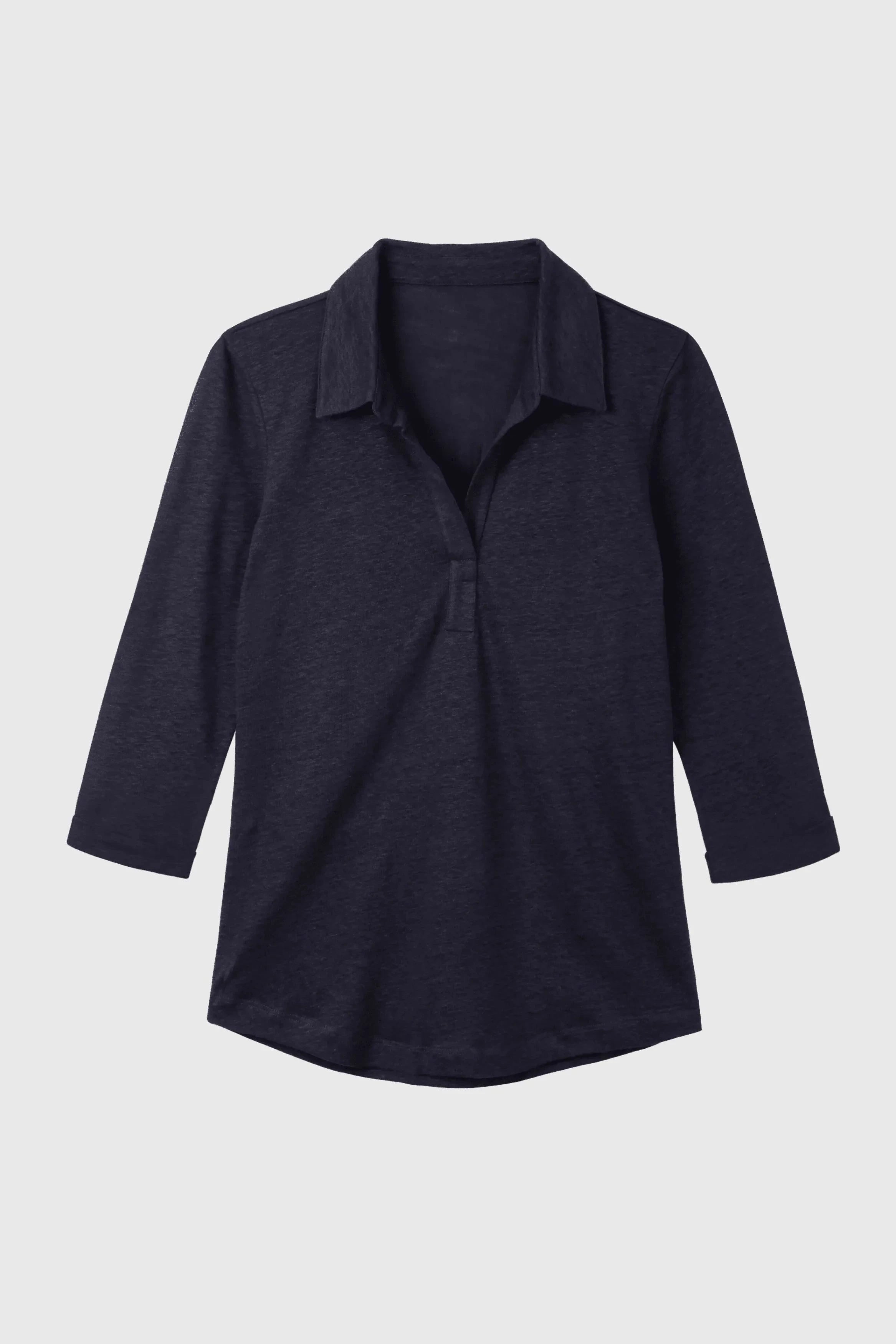 Premium Collared Linen T-Shirt for Men & Women | Breathable Summer Shirt in 10+ Colors | Casual Wear, Office Outfits & Beach Vacation Essentials