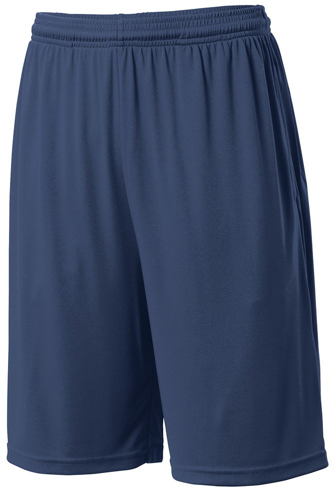 DRIEQUIP Moisture Wicking Lightweight Quick-Dry Unlined Shorts with Pockets for Men & Women (XS-4XL) - Perfect for Running, Gym Workouts & Outdoor Activities