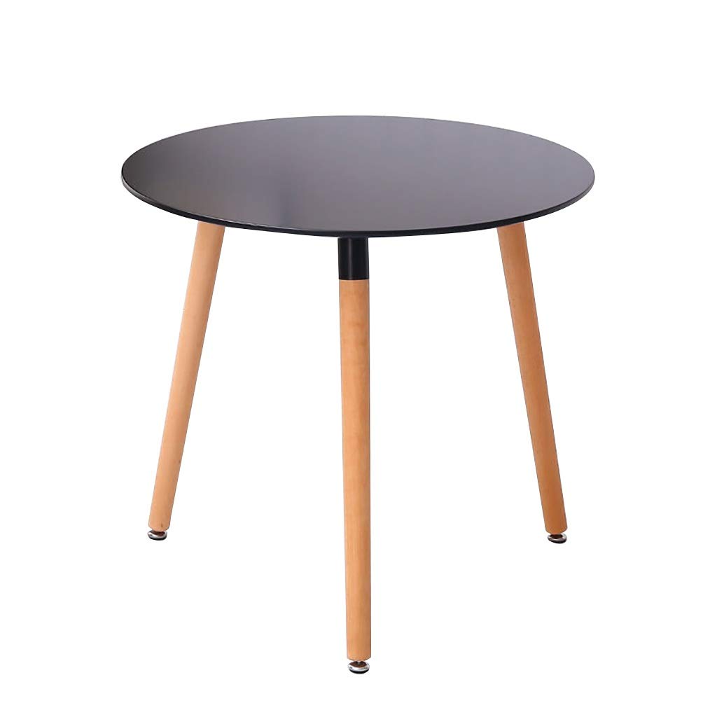 Premium Round Dining Table - 70x75cm European Style Multifunctional Table for Home, Study, Coffee, and Leisure | Perfect for Small Spaces, Apartments, and Office Meetings (Color: C)