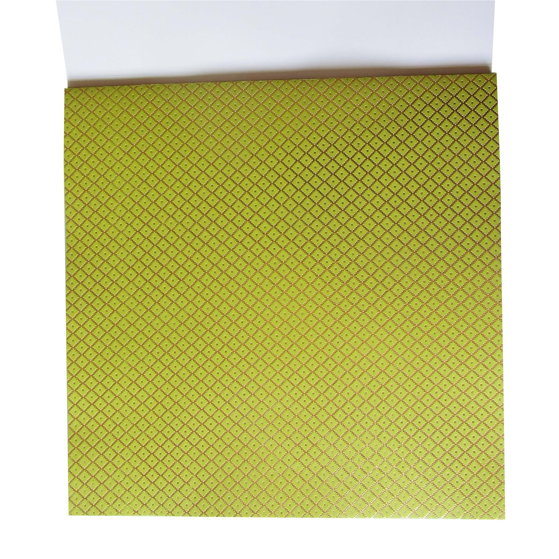 Shades of Green Handmade Scrapbook Paper 12x12 Inch Pad - 24 Sheets (12 Unique Designs) for DIY Crafts, Scrapbooking & Card Making | Premium Quality Acid-Free Paper