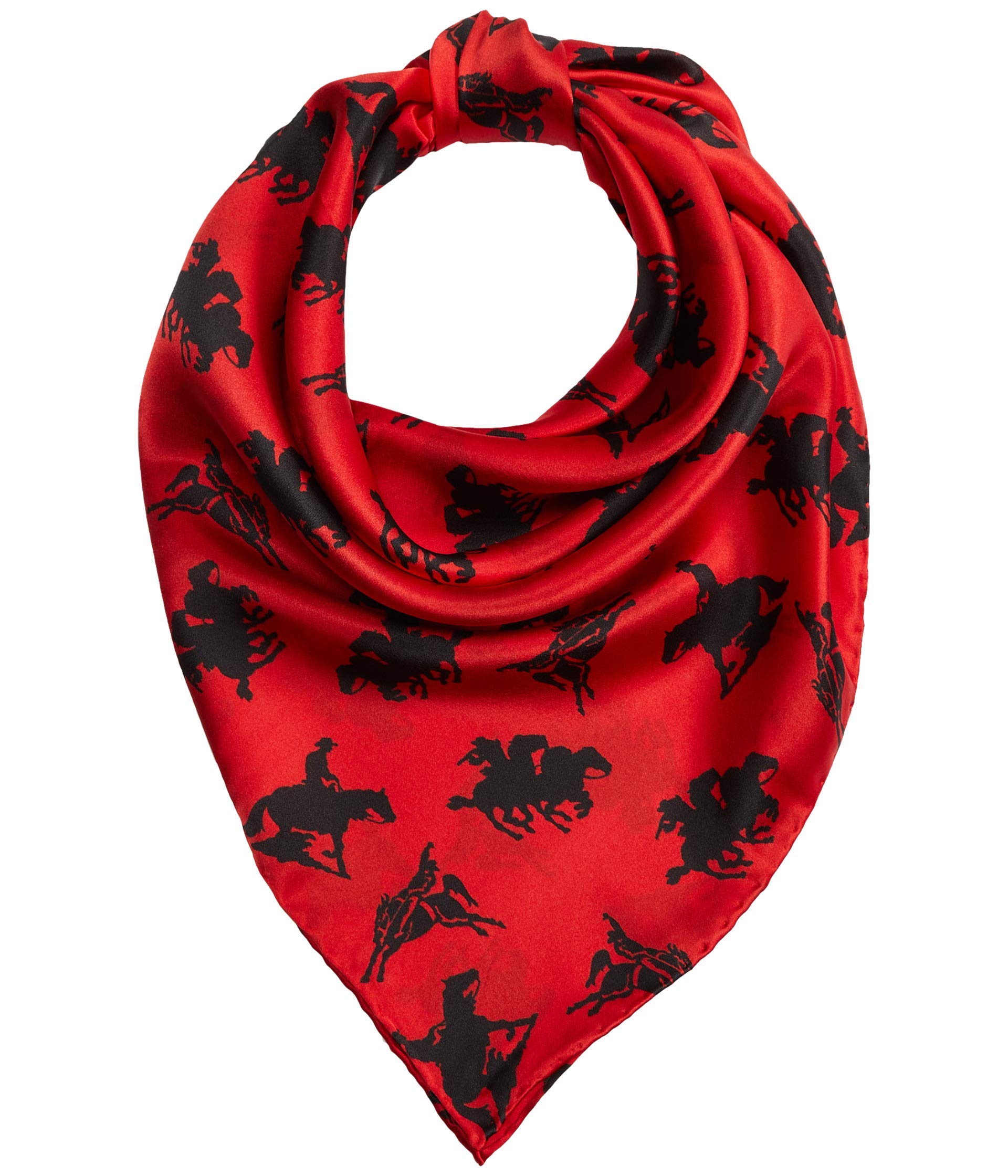 M&F Western Wild Rags Silk Scarf - Large Floral Pattern Bandana for Cowboy, Cowgirl & Western Fashion - Perfect for Rodeo, Horse Riding & Country Music Festivals